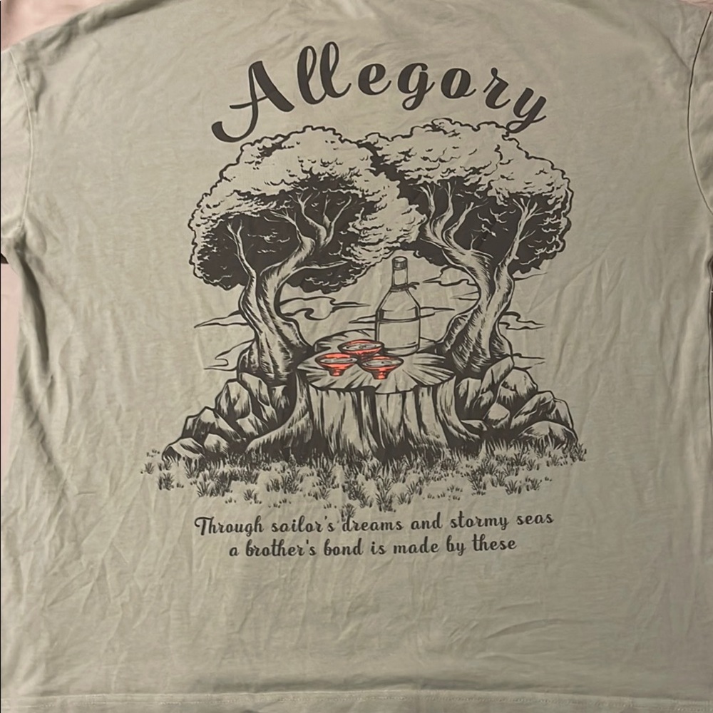 Allegory Threads of Tales graphic heavyweight t-shirt - Picture 4 of 6